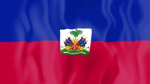 Animated flag of Haiti Stock Footage 58782987