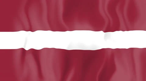 Animated flag of Latvia Stock Footage 58783691