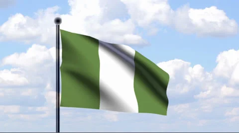 Animated Flag of Nigeria Vidéo 25606940
