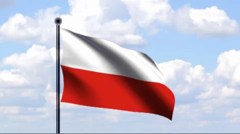 Animated Flag of Poland Vidéo 25612255