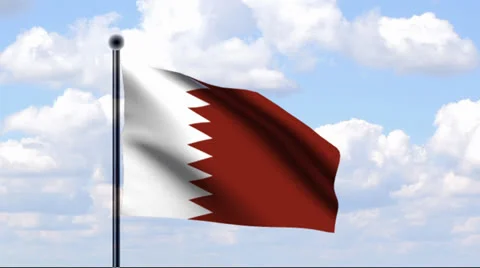 Animated Flag of Qatar Vidéo 25510748