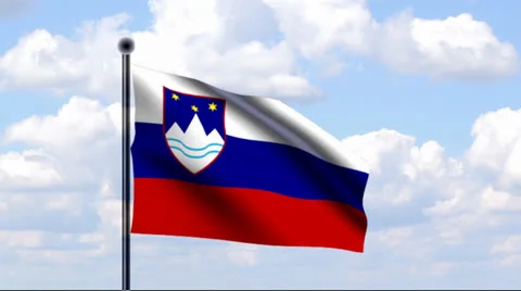 Animated Flag of Slovenia Vidéo 25655602