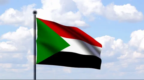 Animated Flag of Sudan Vidéo 25696162