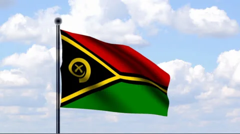 Animated Flag of Vanuatu Vidéo 25742289