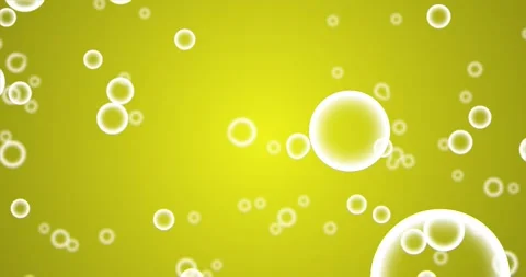 Animated floating white bubbles over red background. Vídeos de archivo 252942058