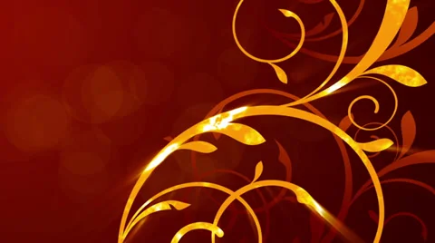 Animated floral background Stock Footage 39725339