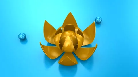 Animated Flower Stock Footage 221263429