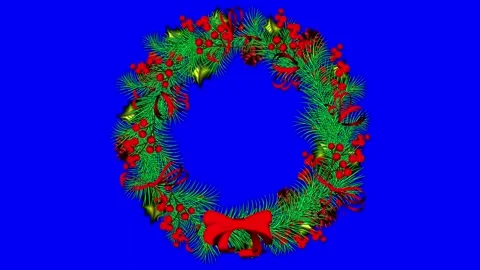 Animated flower frame on green screen	 Stock Footage 151134666