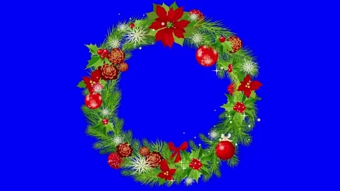 Animated flower frame on green screen	 Stock Footage 151134849