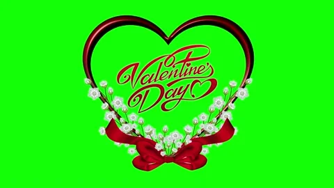 Animated flower frame on green screen	 Stock Footage 151239428