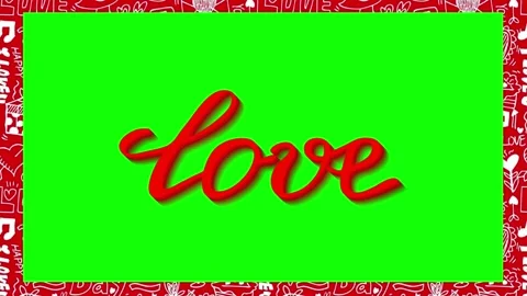 Animated flower frame on green screen	 Stock Footage 151239501