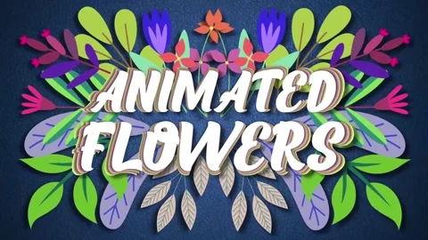 Animated Flowers || After Effects Stock After Effects