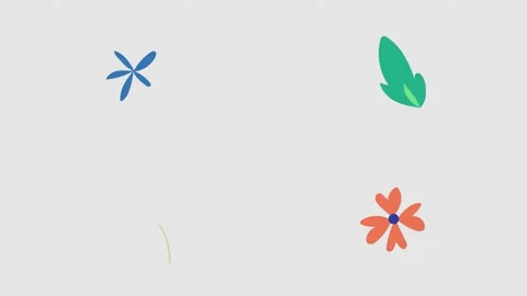 Animated Flowers Stock Footage 157955177