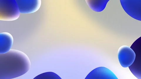 Animated fluid liquid shapes background, smooth motion transition Vídeos de archivo 282787155