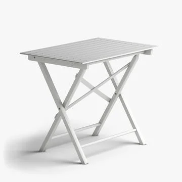 Animated Folding Table 3D Model
