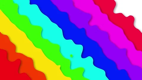 Animated footage of a viscous fluid wave background with bright colors. Stock-Footage 285324783