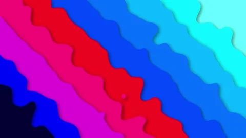 Animated footage of a viscous fluid wave background with bright colors. Stock-Footage 285324807