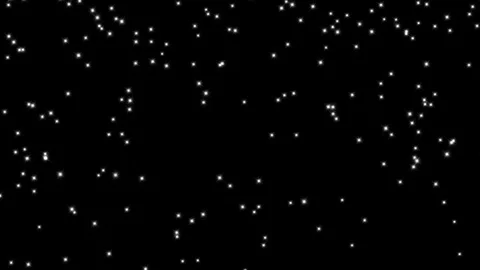 Animated free falling glow particles on black background texture Stock Footage 80915513