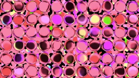 Animated Fuchsia Candy Bubbles Fluid Loop Stock Footage 336759199