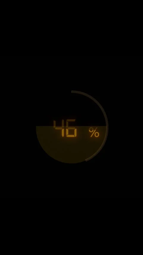 Animated full battery icon bright green clean modern interface background. Stock Footage 340527295