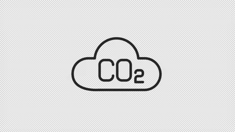 Animated gas linear icon | Stock Video | Pond5