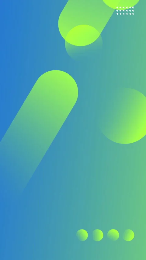 Animated geometric background with blue and green gradient. Futuristic vert.. 動画素材 255660607