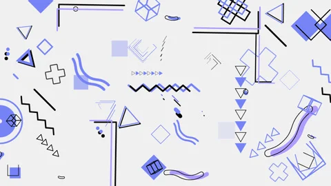 Animated Geometric Backgrounds 02 Stock Footage 203519059