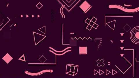 Animated Geometric Backgrounds 05 Stock Footage 203519221