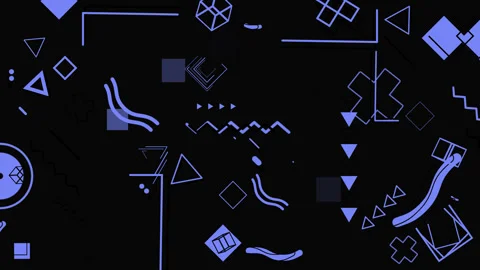 Animated Geometric Backgrounds 06 Stock Footage 203519270