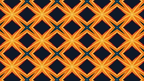 Animated geometric pattern of abstract stars repeating over a dark blue bac.. Stock Footage 320555218