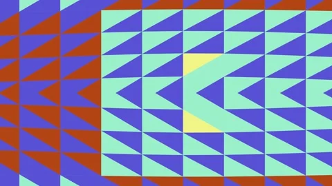 Animated geometric pattern transition with colorful shapes Видео 330382976