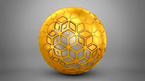 Animated Geometric Shape Stock Footage 165405750