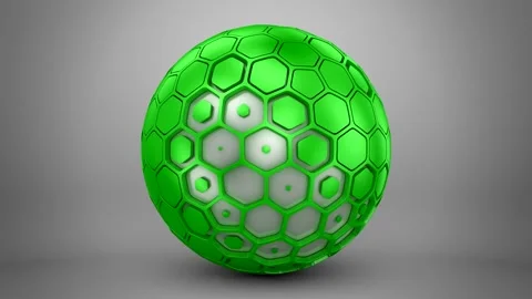 Animated Geometric Shape Stock Footage 167695685