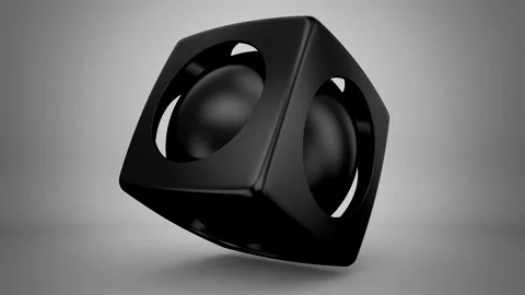 Animated Geometric Shape Stock Footage 203569220