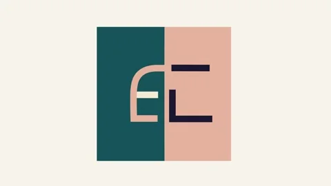 Animated geometric shapes form the word Eid in a minimalist and modern styl.. Stock Footage 325833571