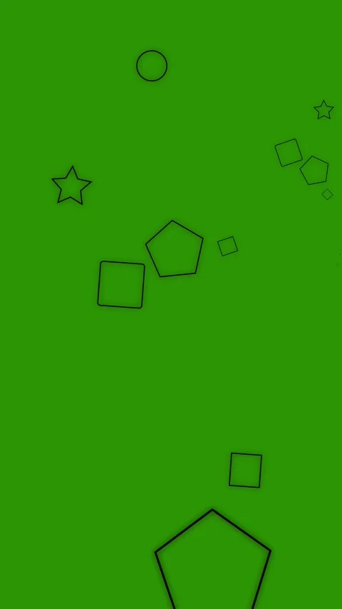 Animated Geometric Shapes Loop Видео 316471736