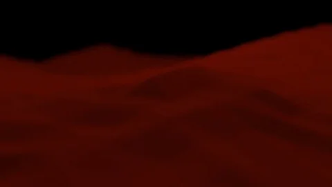 Animated Geometric Terrain (Red) Stock-Footage 76425205