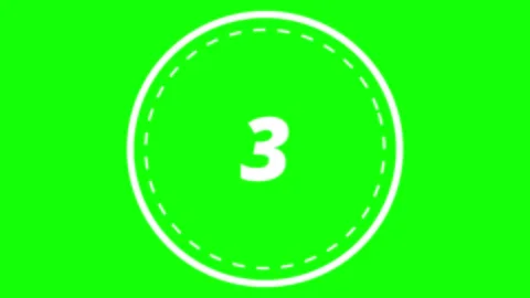 Animated german flag icons on green screen with number 7 Stock-Footage 337444366