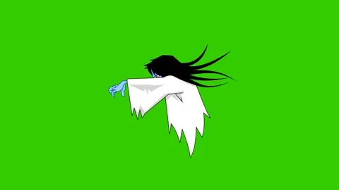 Animated Ghost Scare Stock Footage 278342850