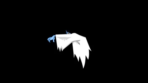 Animated Ghost Scare Stock Footage 278342853