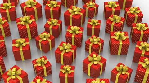 Animated Gift Boxes Stock Footage 63939006