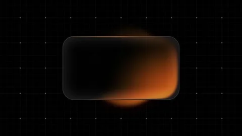 Animated Glass Panel UI Dark Background Video stock 342698633