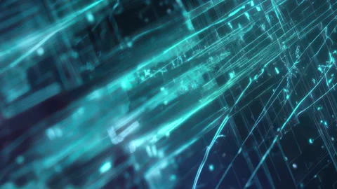 Animated glitch panel for advanced sci-fi visuals Stock Footage 309538730