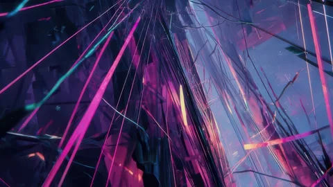 Animated glitch panel featuring layered transitions Stock Footage 309543521