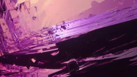 Animated glitch panel integrated with UI pulses and HUD signals Stock Footage 309545053