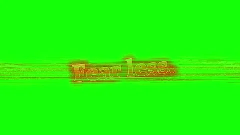 Animated glitch text effects flying across green screen background with Stock Footage 345128102