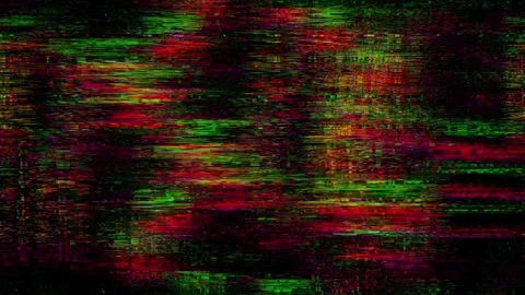 Animated Glitch Texture Grungy Screen No Signal Error 4K Overlay Stock Footage 321832198