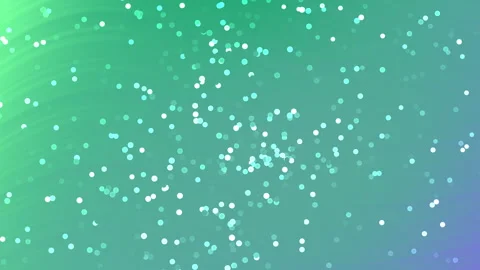 Animated glittering particles moving gracefully across a vibrant green and .. Stock Footage 315959210