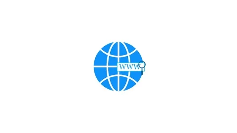 Animated globe model line icon. Earth satellite. Map of world Stock Footage 260115022