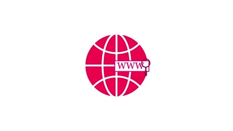 Animated globe model line icon. Earth satellite. Map of world Stock Footage 260115024